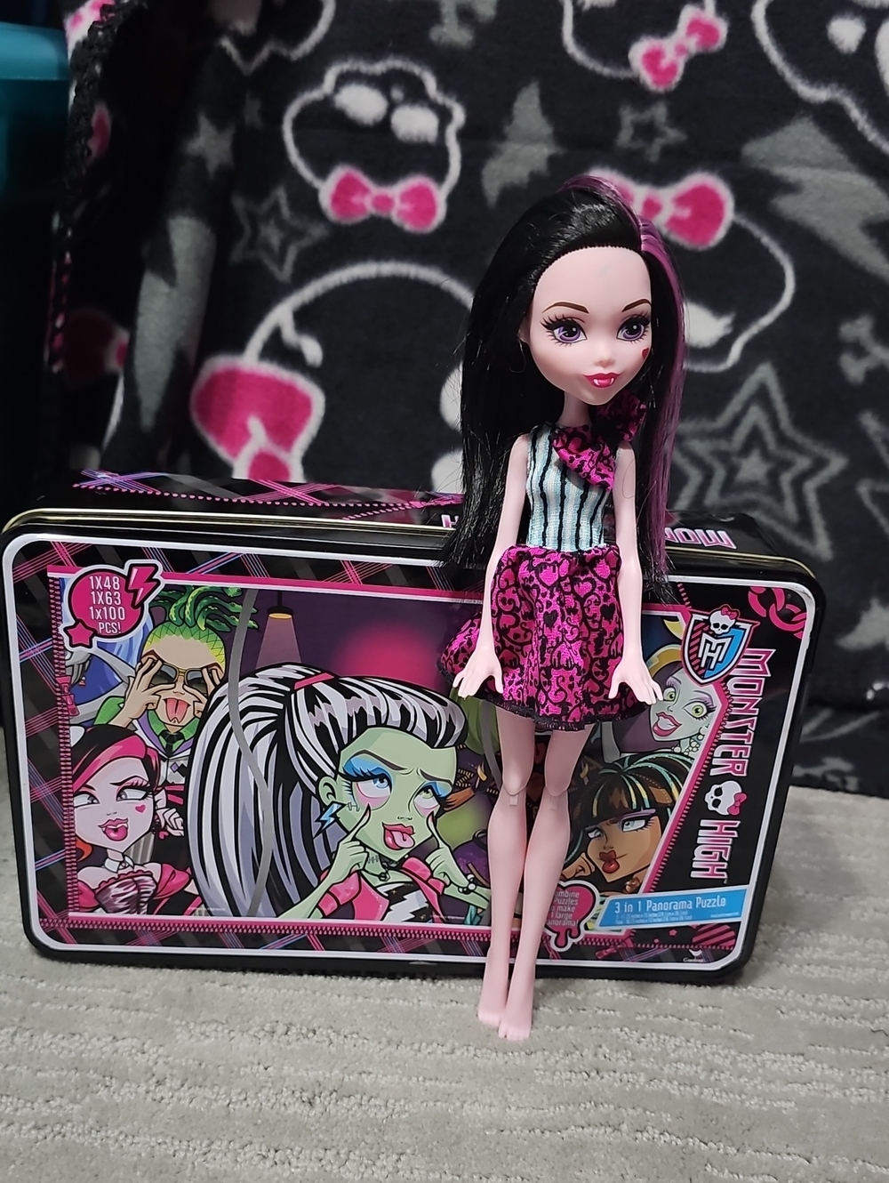 Monster High G1 Scarnival Draculaura Doll (OOB) 2015 Release By Mattel